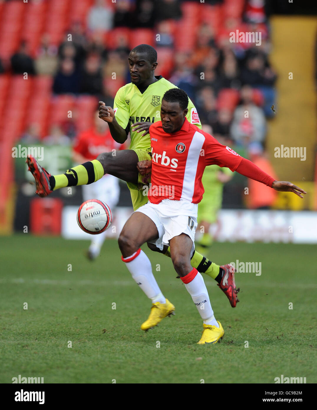 Soccer - Coca-Cola Football League One - Charlton Athletic v Tranmere Rovers - The Valley Stock Photo