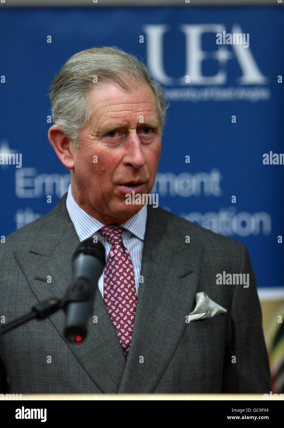 The Prince of Wales visits East Anglia Stock Photo Alamy