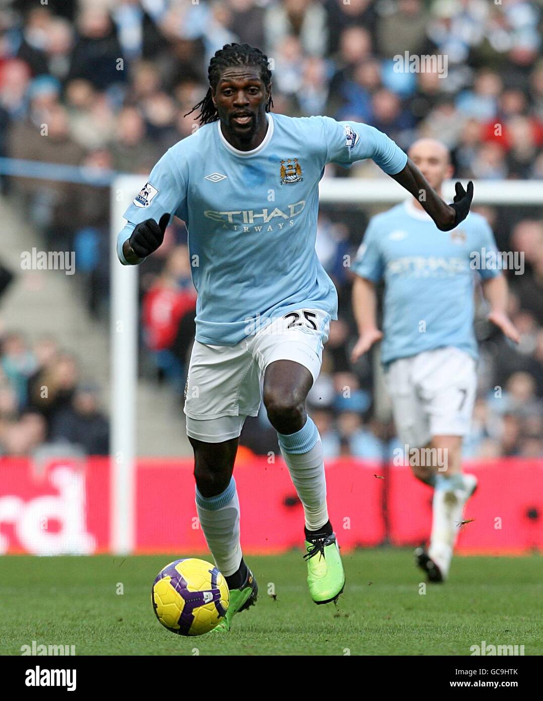 Soccer - Barclays Premier League - Manchester City v Portsmouth - City of Manchester Stadium Stock Photo