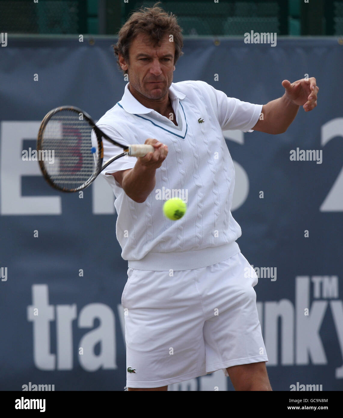 Swedish tennis player Mats Wilander during day one of Nottingham
