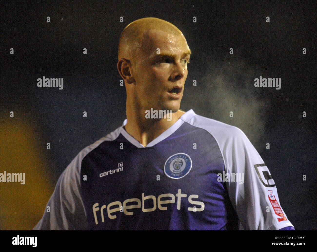 Soccer - Coca-Cola Football League Two - Bury v Rochdale - Gigg Lane. Jason Taylor, Rochdale Stock Photo