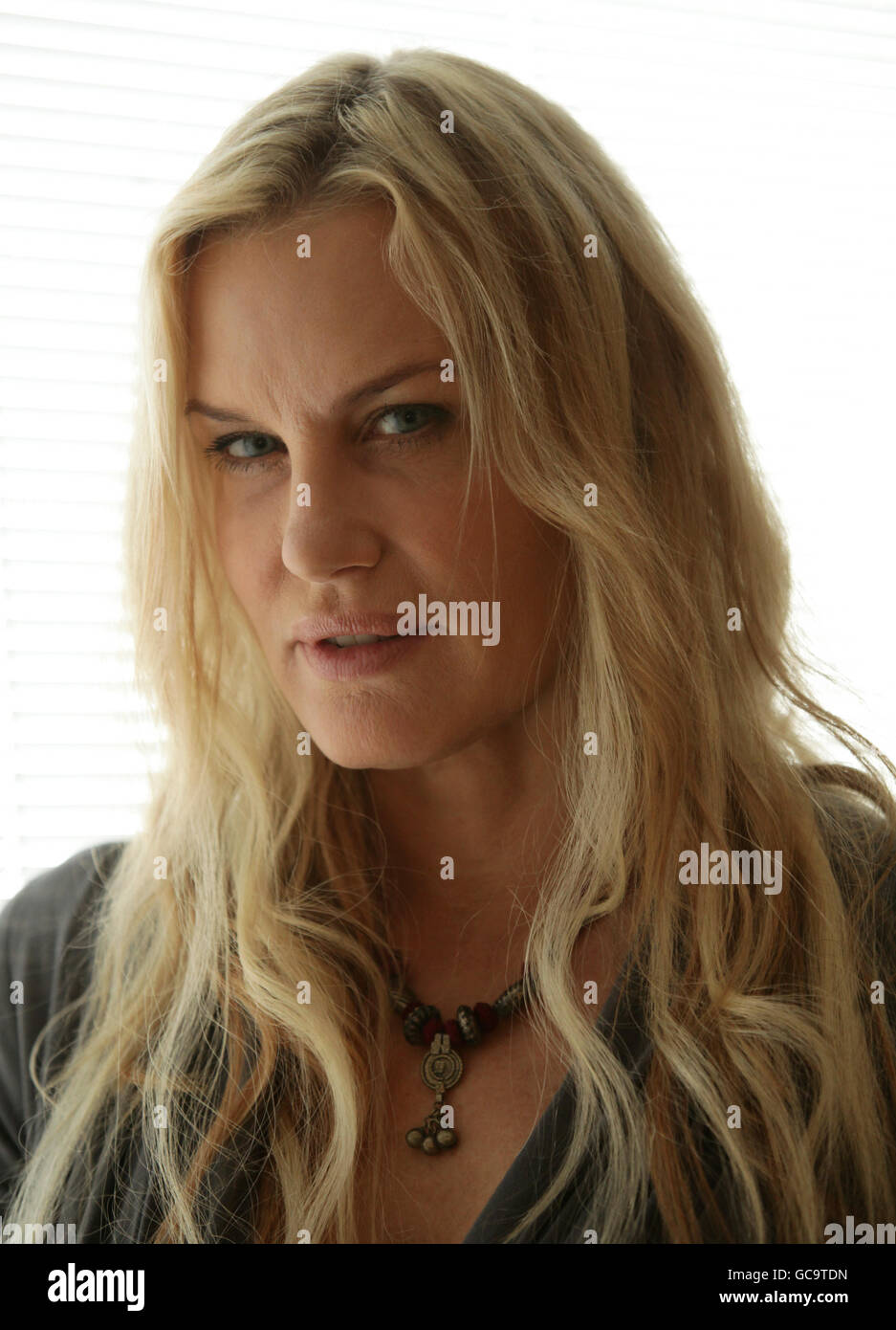 Daryl Hannah during a portrait session to promote her film 'A Closed Book', at St Martin's Lane Hotel in London. PRESS ASSOCIATION Photo. Picture date: Wednesday February 3, 2010. Photo credit should read: Yui Mok/PA Stock Photo