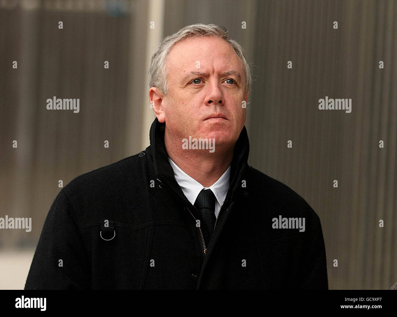 Eamon Lillis who is charged with murdering his wife Celine Cawley arriving at the Criminal Courts of the Justice,Dublin where the jury are expected to begin deliberating. Stock Photo