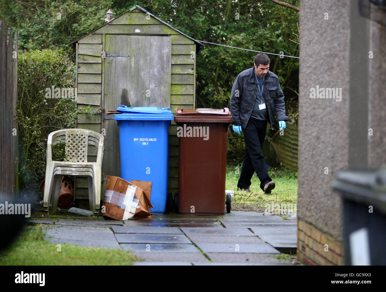 s home in Blackburn, West Lothian. The singer returned home to find an