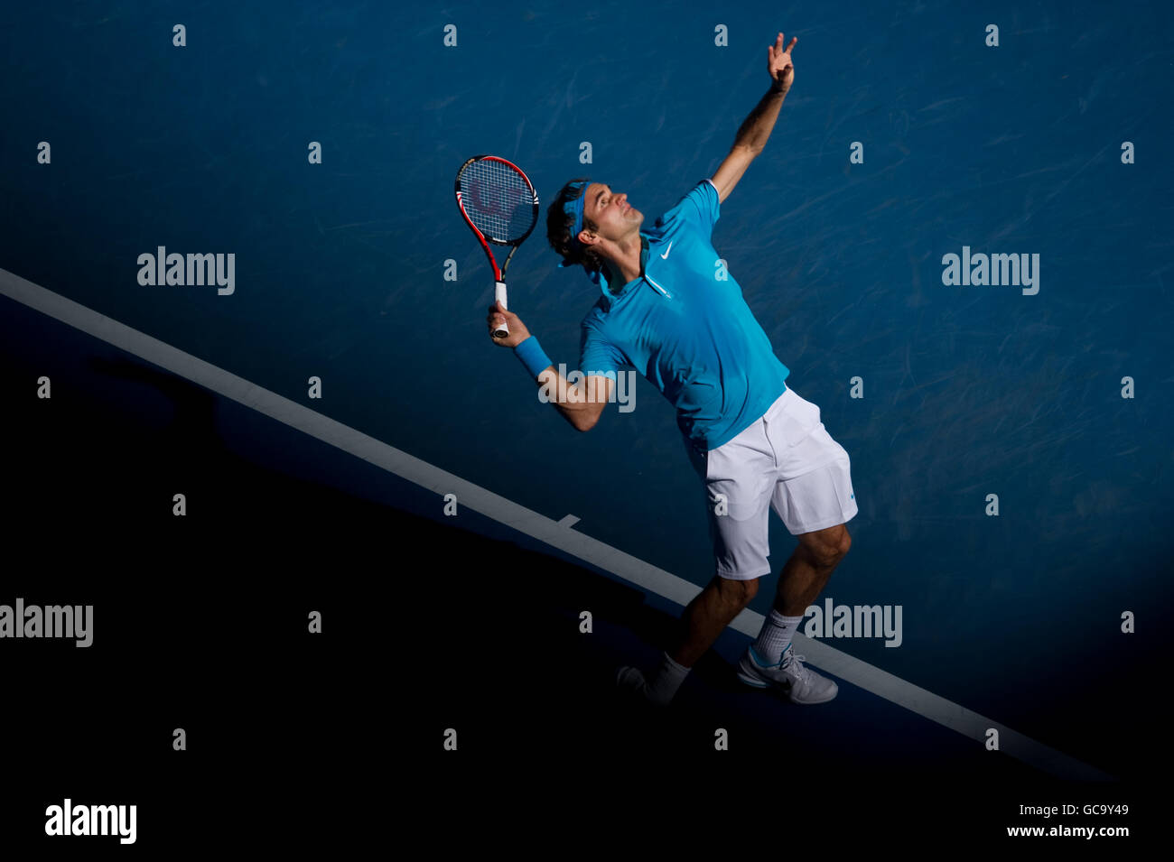 Tennis Australian Open 2010 Day Ten Melbourne Park Stock Photo