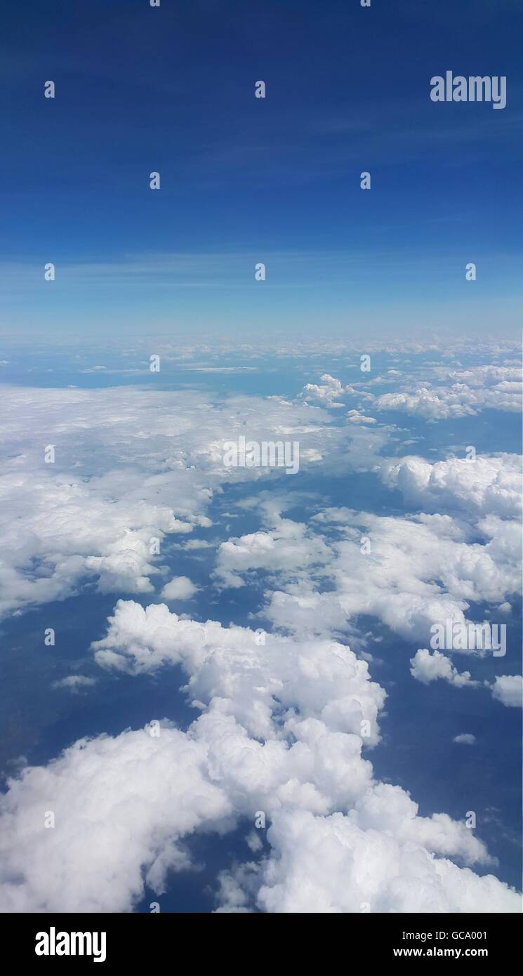 Blue sky with white clouds hi-res stock photography and images - Alamy