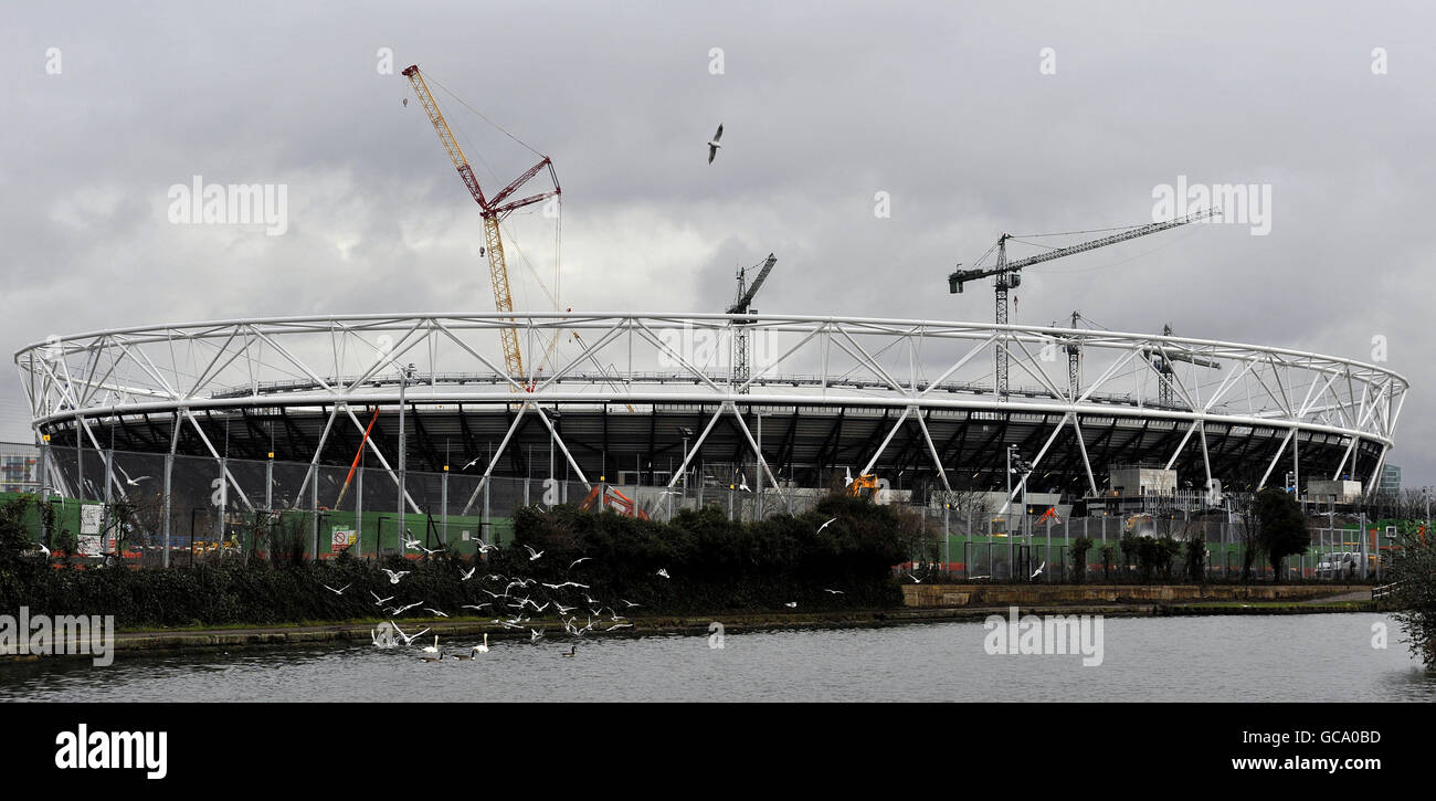 Olympics Olympic Stadium Views Stock Photo Alamy