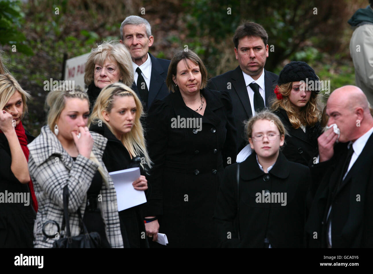 Helen Perry (centre), mother of 22-year-old Lance Corporal Michael ...