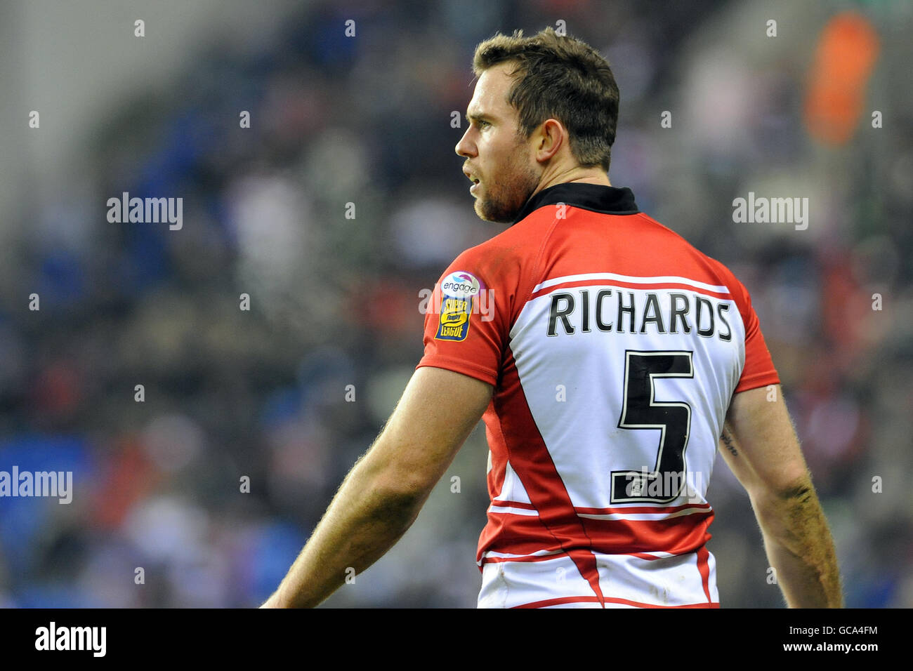 Rugby League - engage Super League - Celtic Crusaders v Wigan Warriors -  The Racecourse Ground. Wigan Warriors' Josh Charnley sores a try Stock  Photo - Alamy