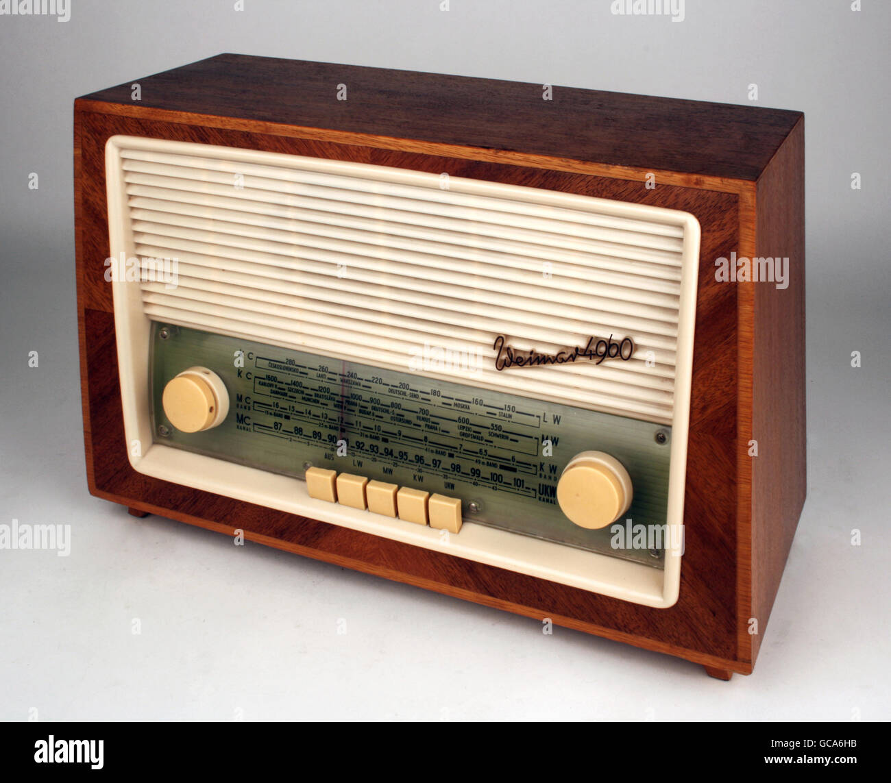 broadcast, radio, radio sets, Kleinsuper "Weimar 4960", made by VEB Stern-Radio  Sonneberg, GDR, 1960, Additional-Rights-Clearences-Not Available Stock  Photo - Alamy