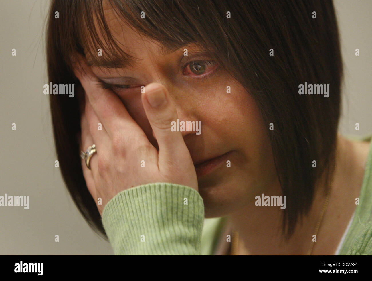 Caroline McIntyre, the widow of champion cyclist Jason McIntyre, during