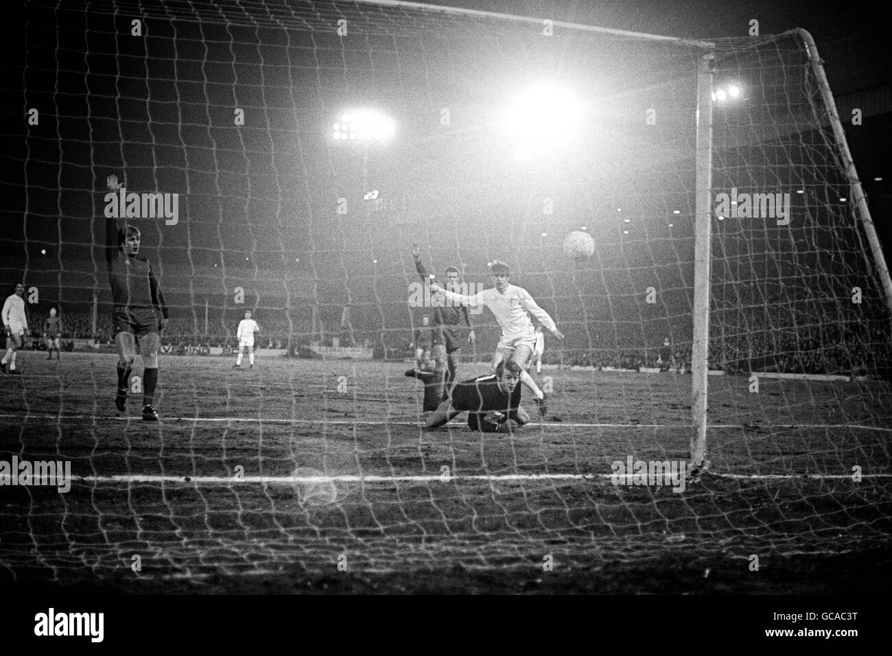 Soccer - European Cup - Quarter Finals - Leeds United v Standard Liege - Elland Road - 1970 Stock Photo