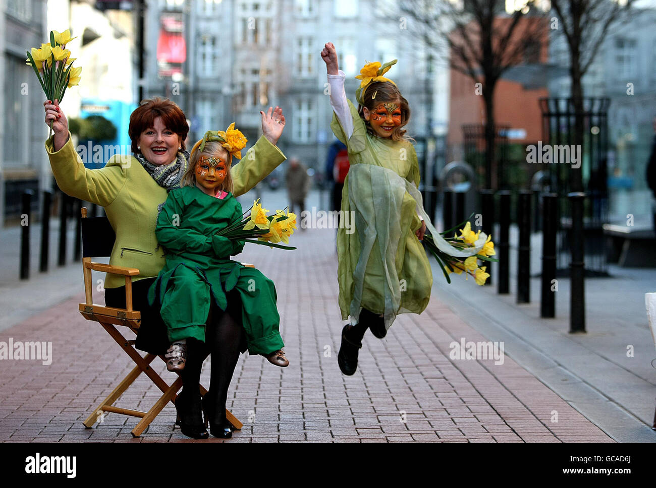 Irish Cancer Society Daffodil Day Stock Photo