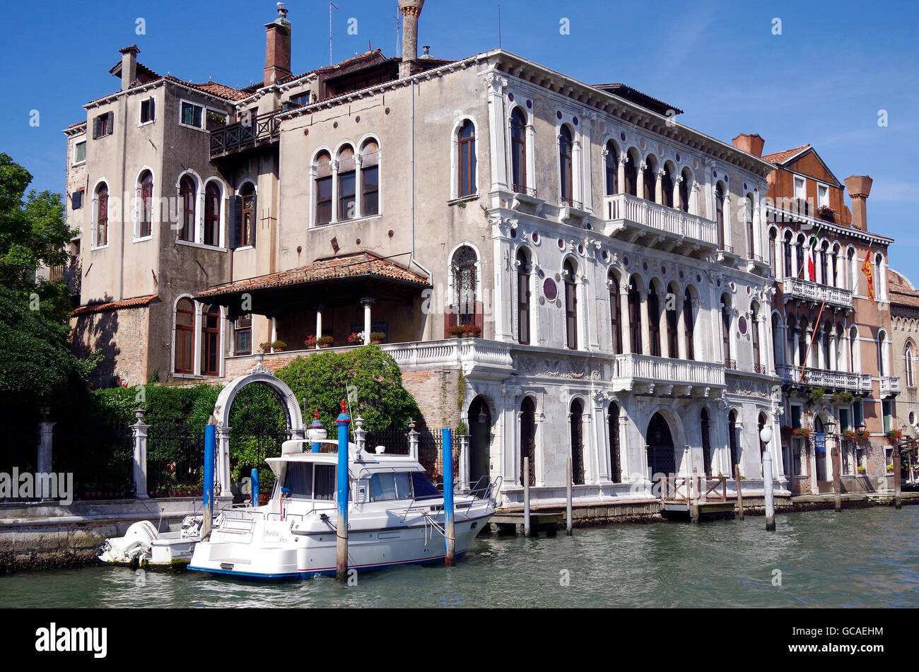 Venice, Italy, Palazzo Contarini dal Zaffo, Grand Canal Stock Photo - Alamy