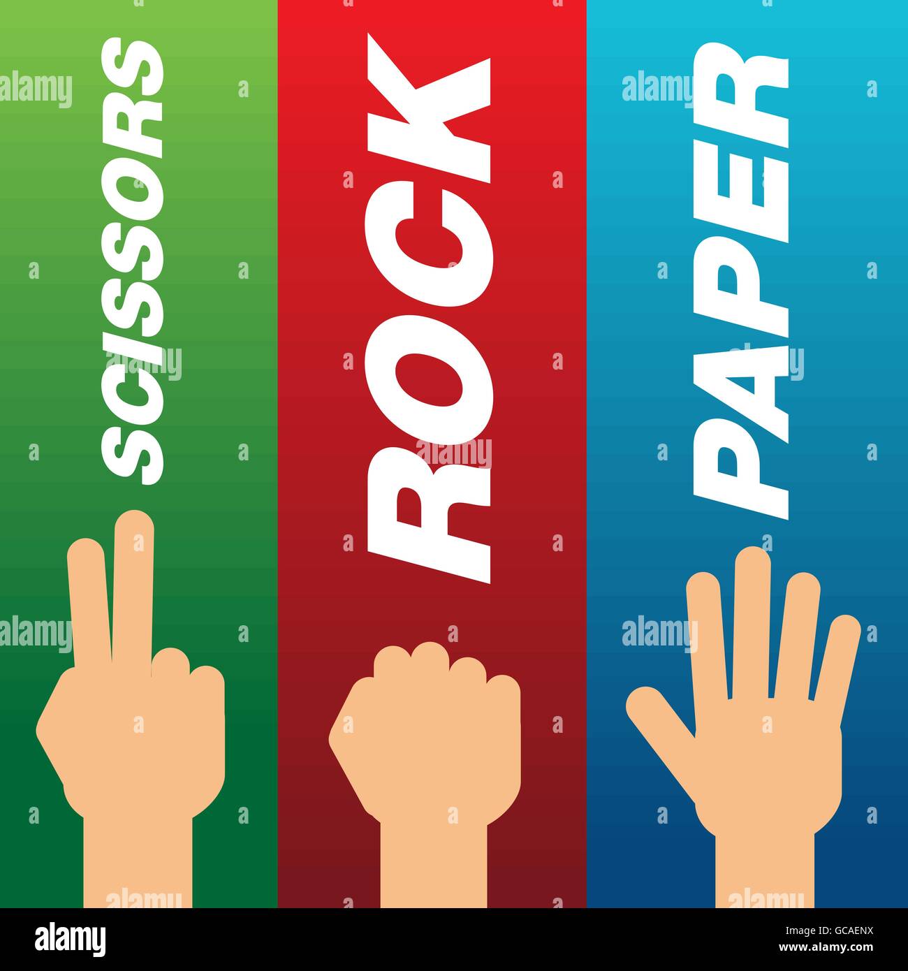 Rock paper scissors icon vector vectors hires stock photography and