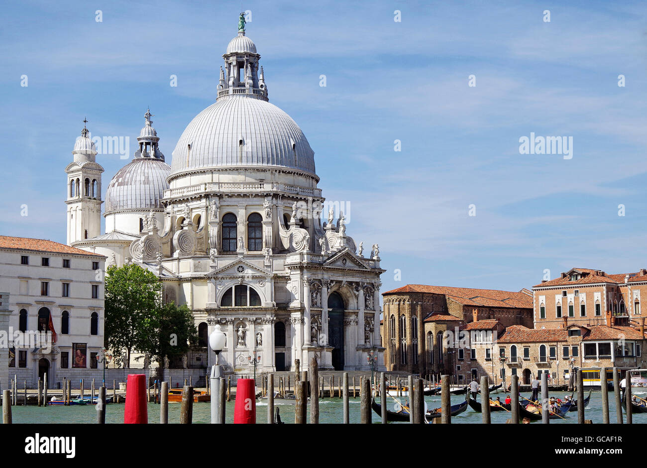 Venice, Italy, Church of Santa Maria della Salute Stock Photo