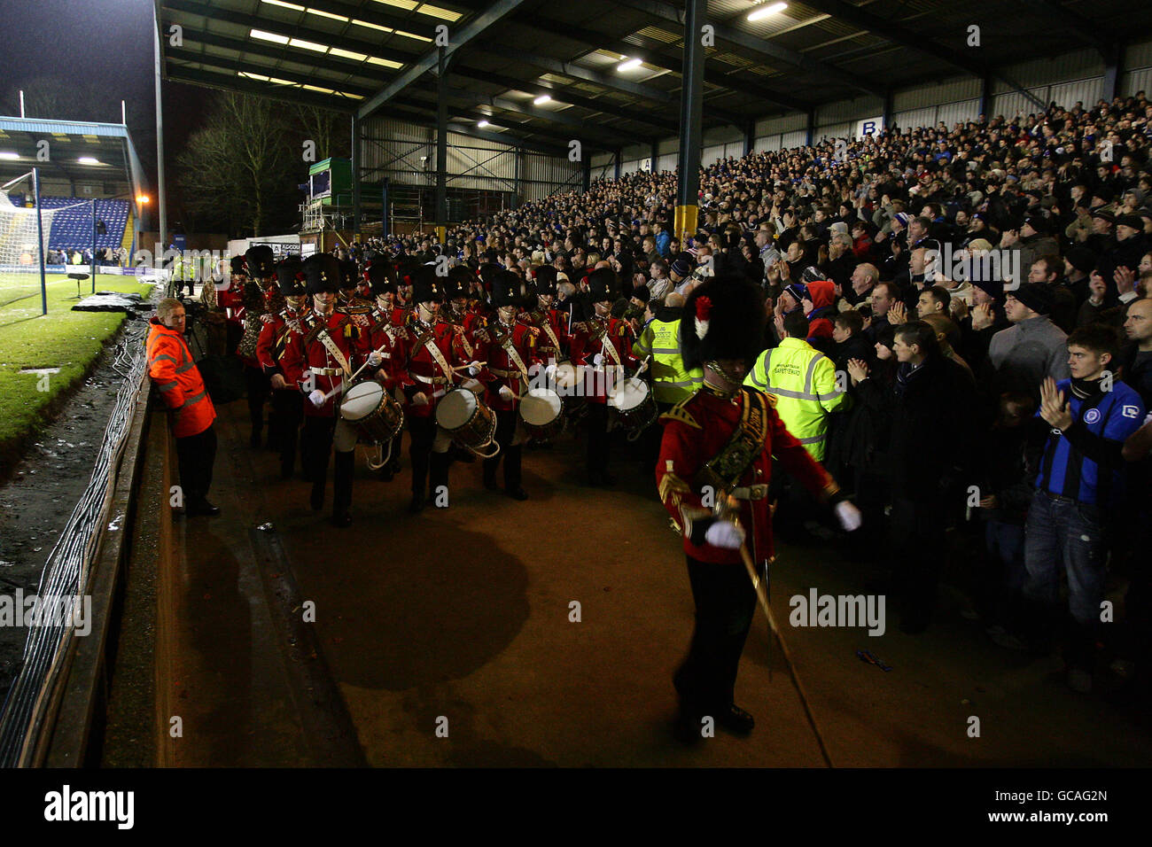 Soccer - Coca-Cola Football League Two - Bury v Rochdale - Gigg Lane Stock Photo