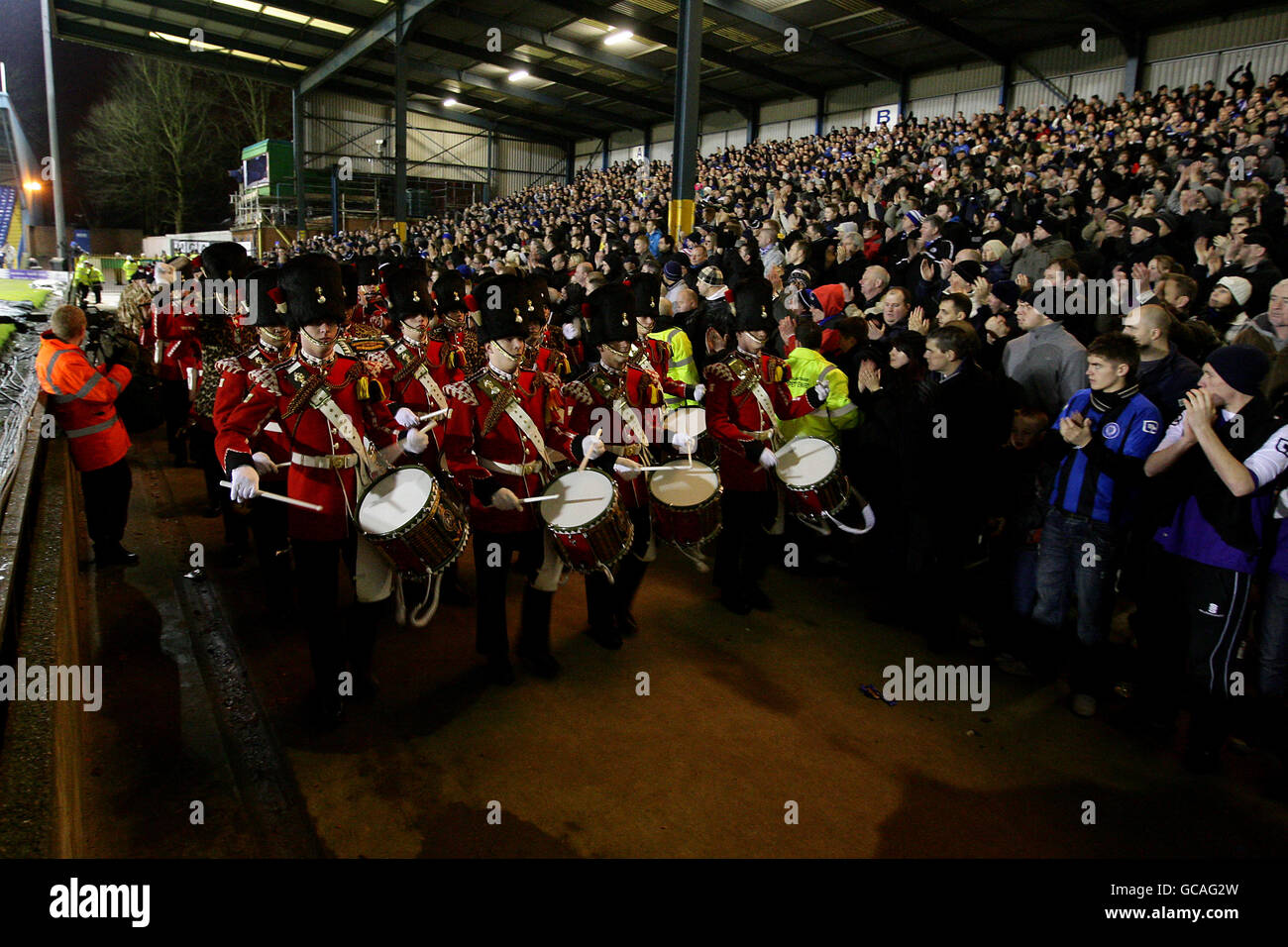 Soccer - Coca-Cola Football League Two - Bury v Rochdale - Gigg Lane Stock Photo