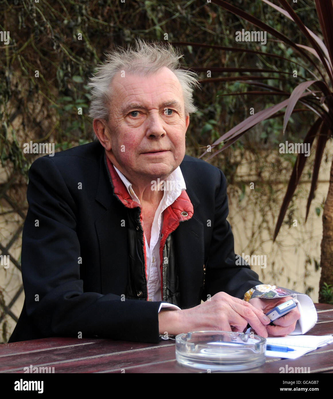 Previously unreleased image, dated Tuesday February 16, 2010, BBC presenter Ray Gosling, in Nottingham. Stock Photo