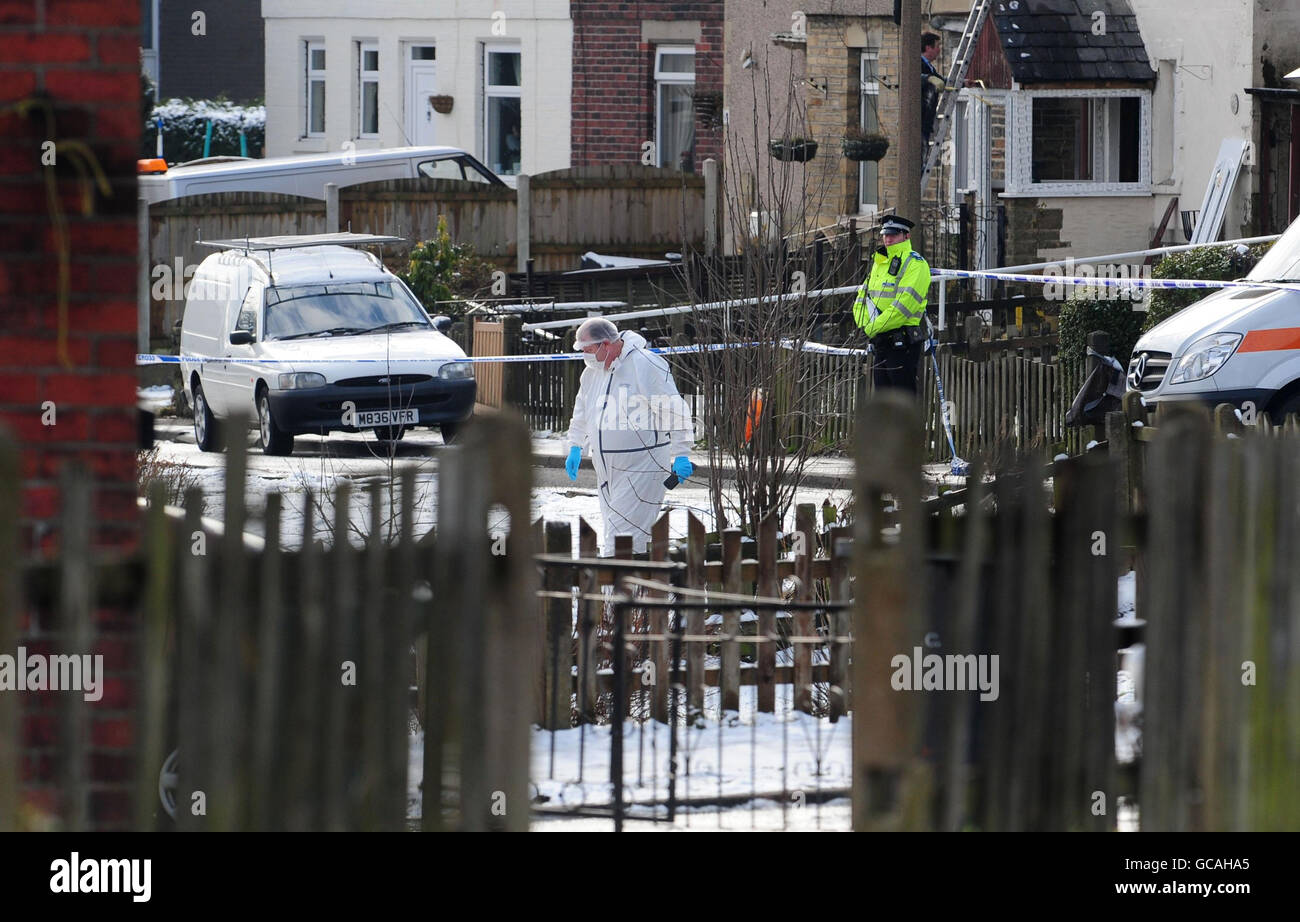 Police activity in Bradford after a nine-year-old boy was stabbed to ...
