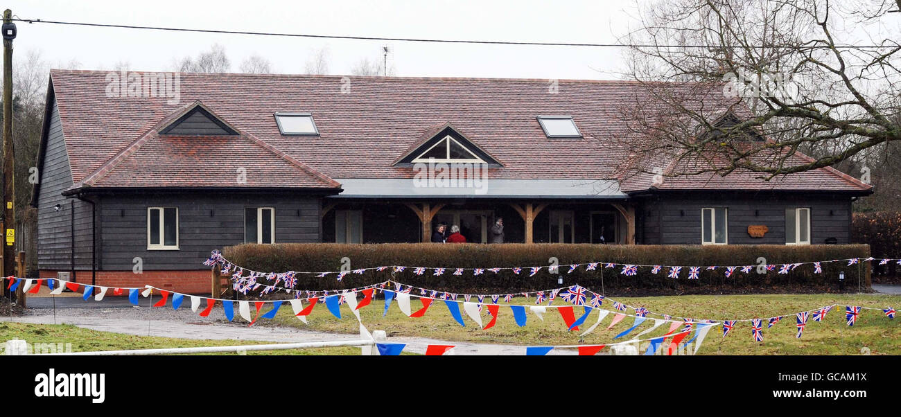A general view of Coronation Hall in East Grafton, Wiltshire, which was