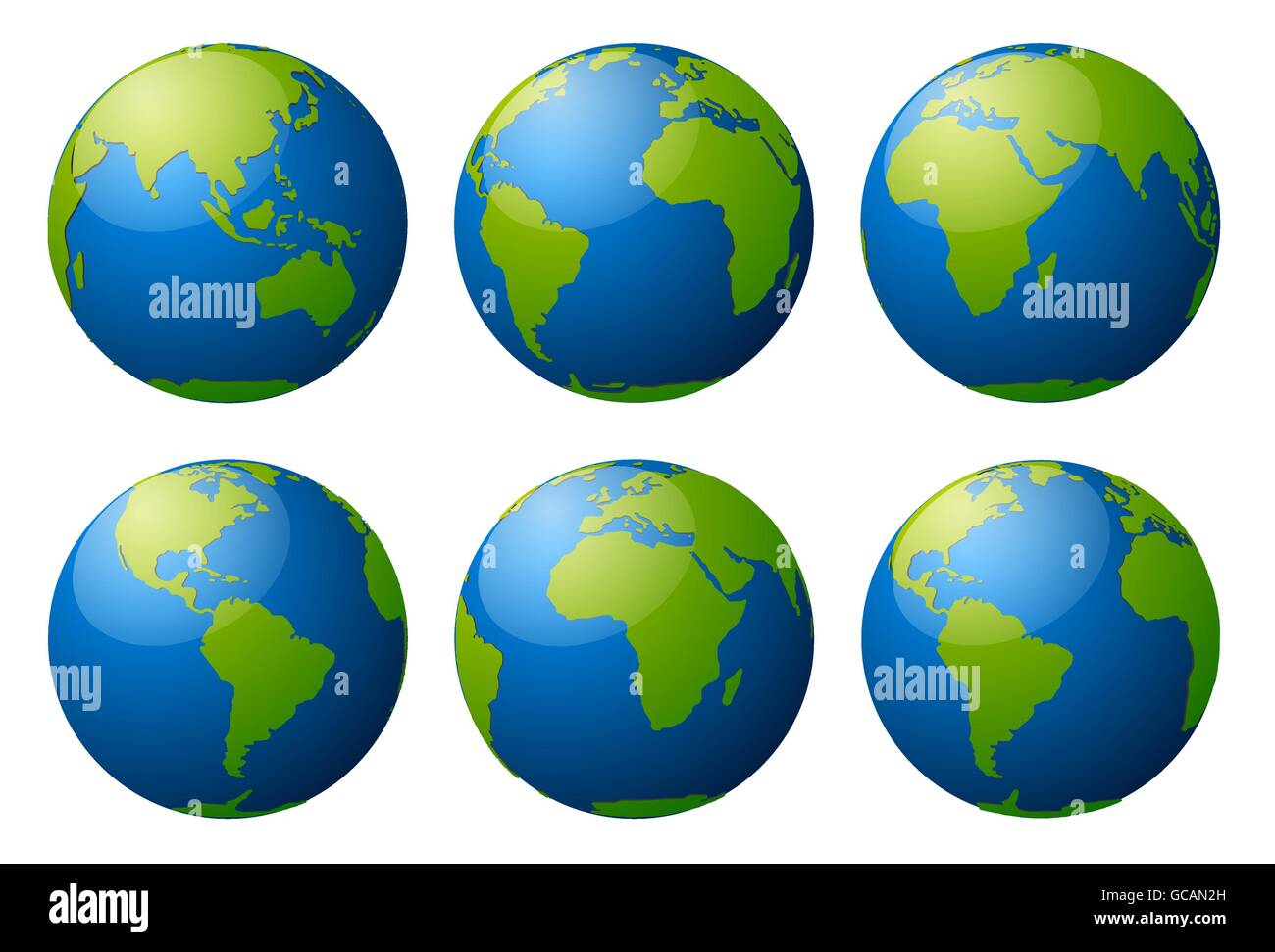 Globe earth vector icons Stock Vector Image & Art - Alamy