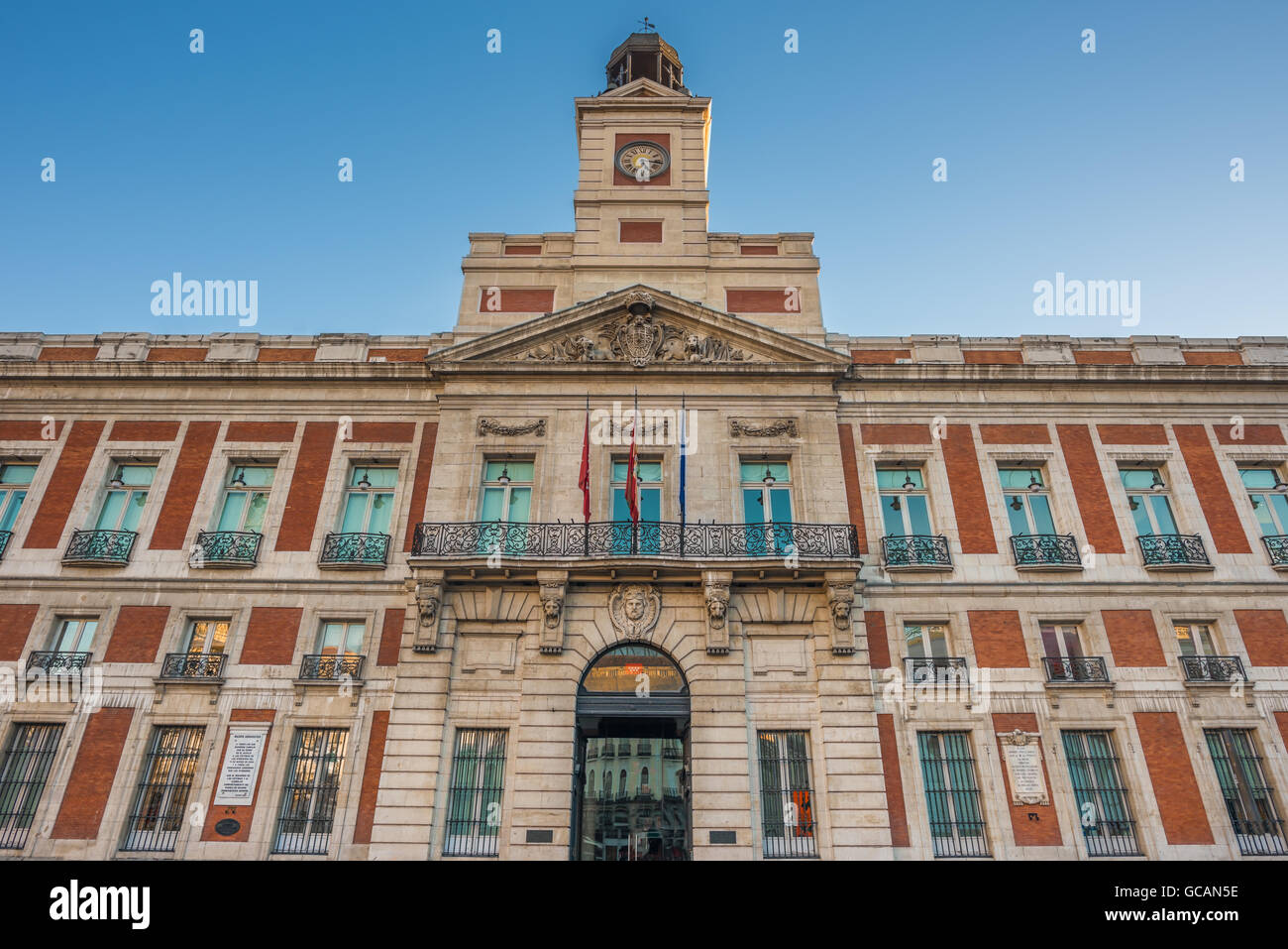 Presidency of the Madrid Community, Puerta del Sol, Madrid, Spain Stock Photo