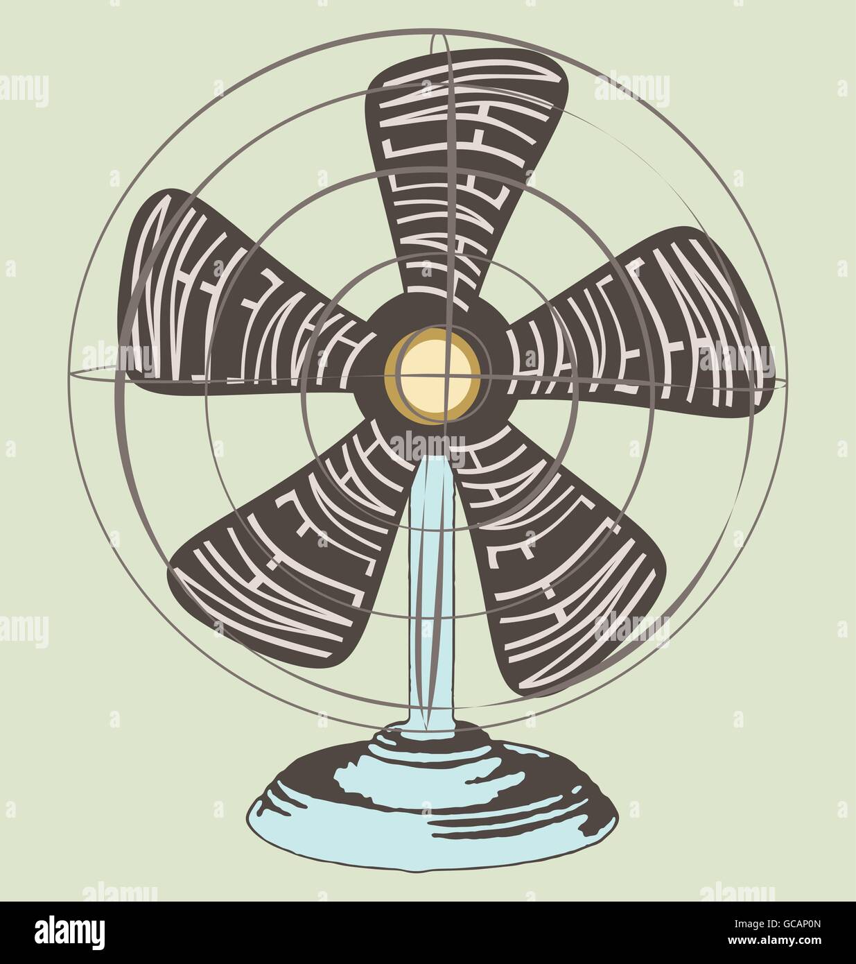 Fan with the words have fan Stock Vector Image & Art Alamy