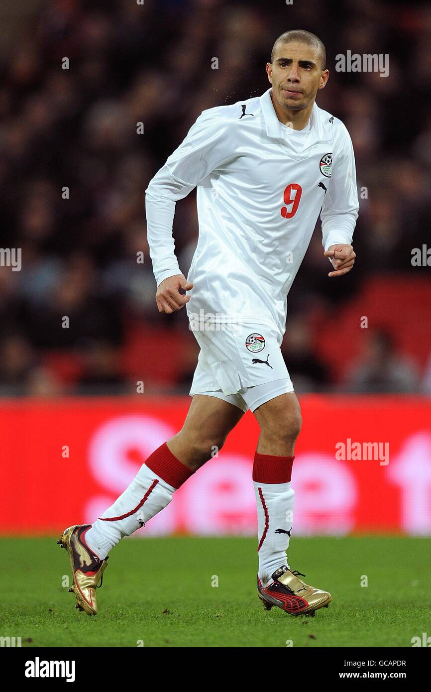Soccer - International Friendly - England v Egypt - Wembley Stadium. Mohamed Zidan, Egypt. Stock Photo