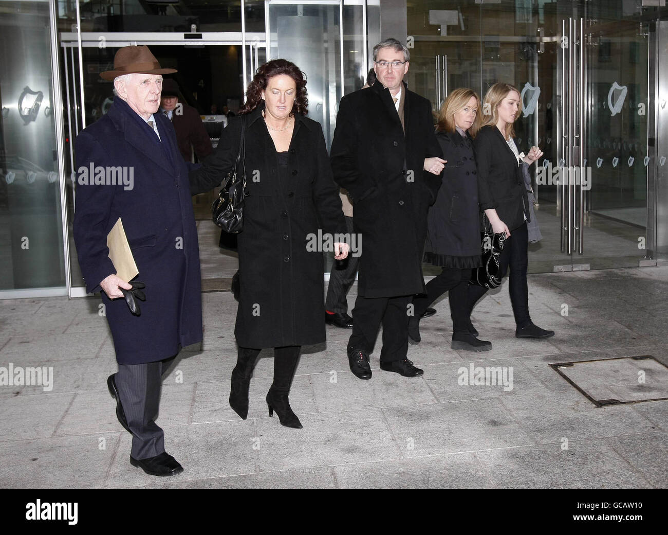 The family of celine cawley leave the central criminal court dublin
