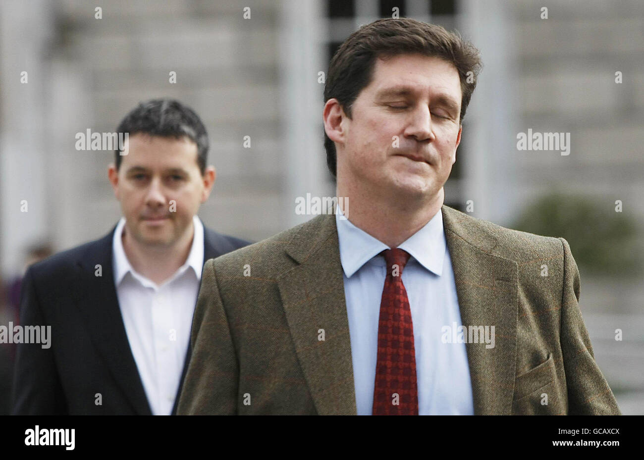 (Left to right) TD Paul Gogarty and Communications Minister Eamon Ryan