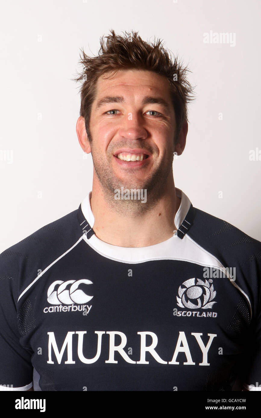 Rugby Union - Scotland Photocall 2009/10. Nathan Hines, Scotland Stock Photo