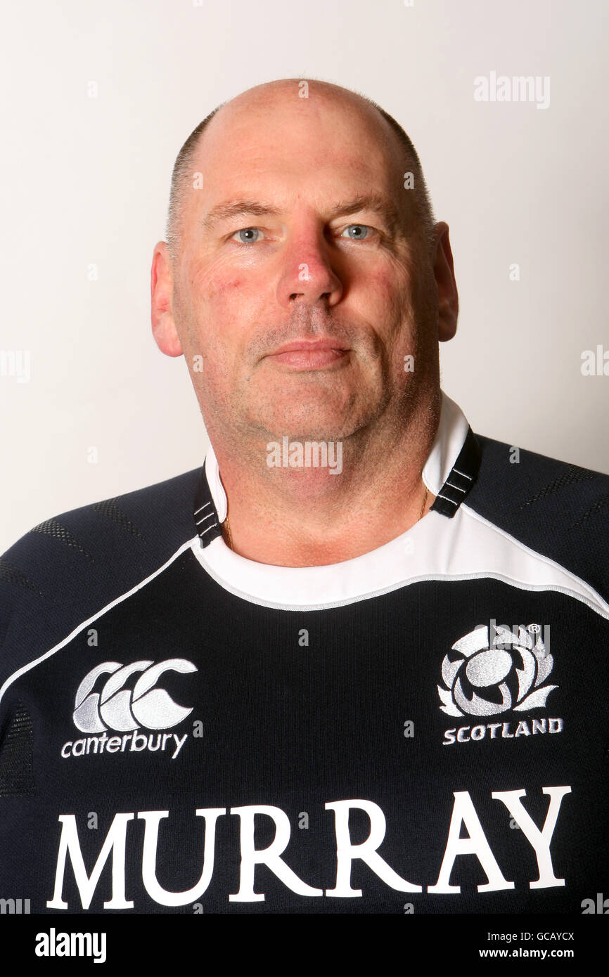 Rugby Union - Scotland Photocall 2009/10. John Pennycuick, Scotland Stock Photo
