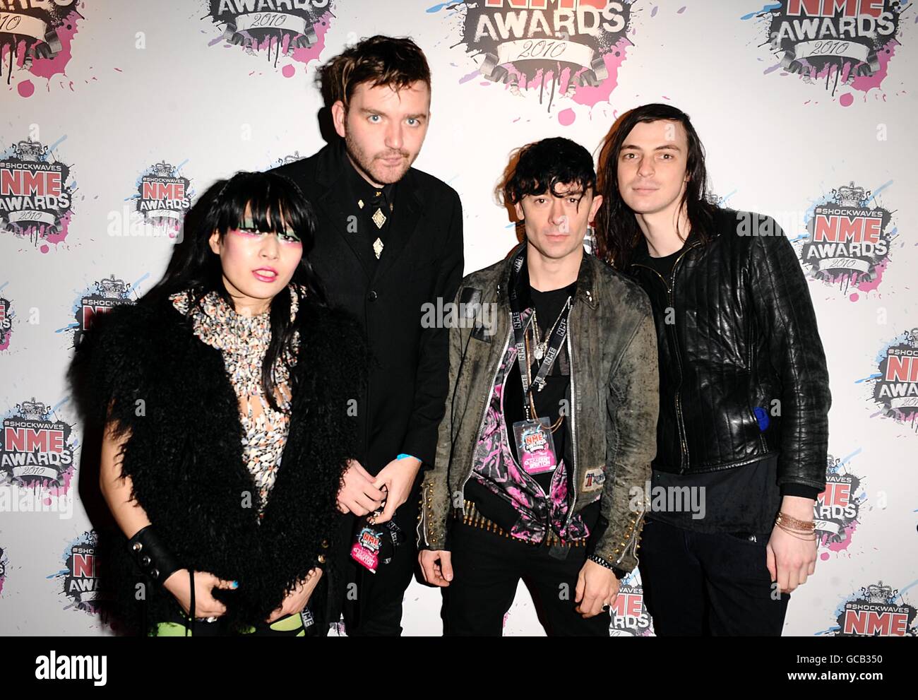 NME Awards 2010 - Arrivals - London Stock Photo
