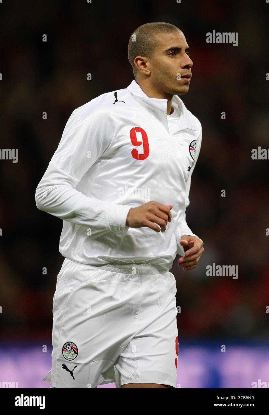Soccer - International Friendly - England v Egypt - Wembley Stadium. Mohamed Zidan, Egypt Stock Photo