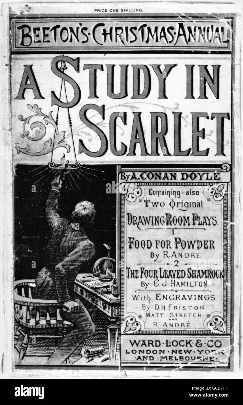 COVER 1887 BEETON'S XMAS ANNUAL Stock Photo