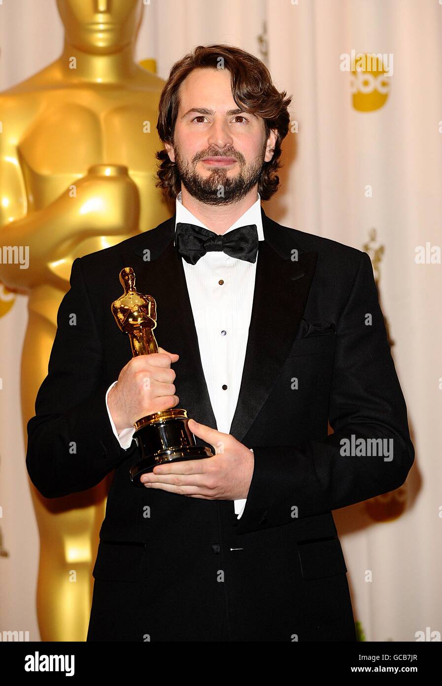 Mark Boal with the Original Screenplay award, received for The Hurt Locker, at the 82nd Academy Awards at the Kodak Theatre, Los Angeles. Stock Photo