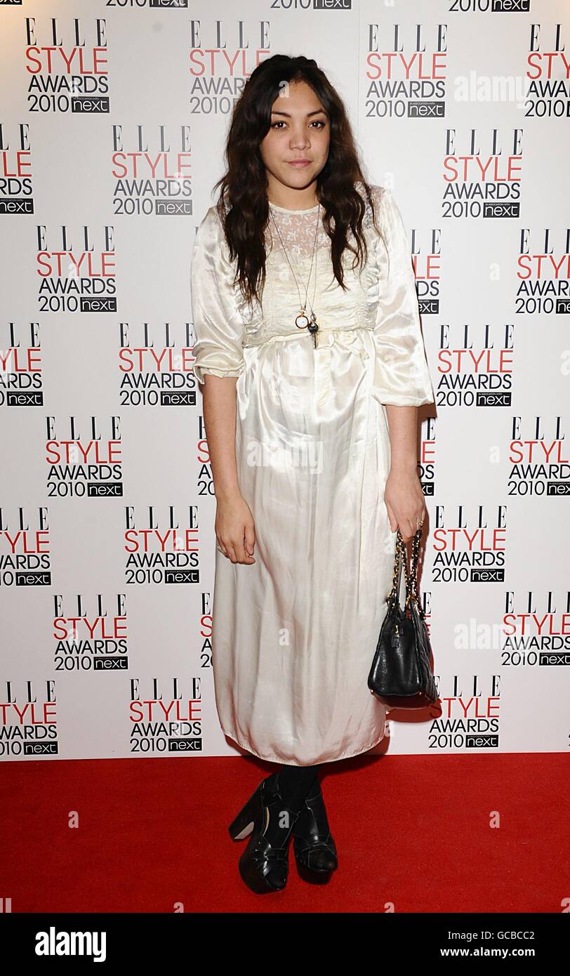 Miquita Oliver arriving for the Elle Style awards at the Grand