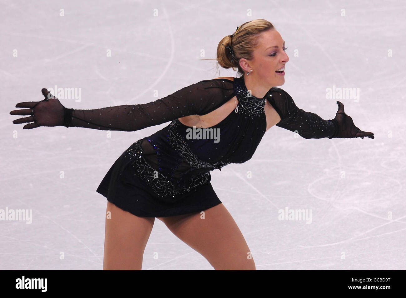 Great Britain's Jenna McCorkell during the Ladies' Figure Skating Short