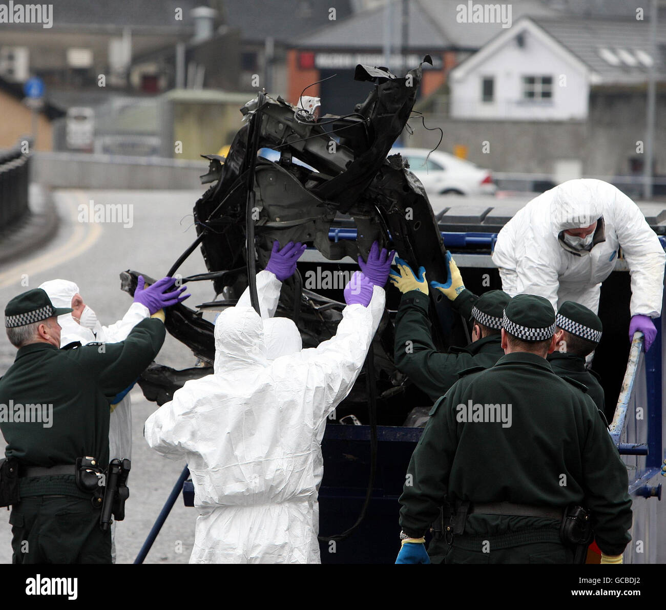 Northern Ireland car bomb attack Stock Photo Alamy