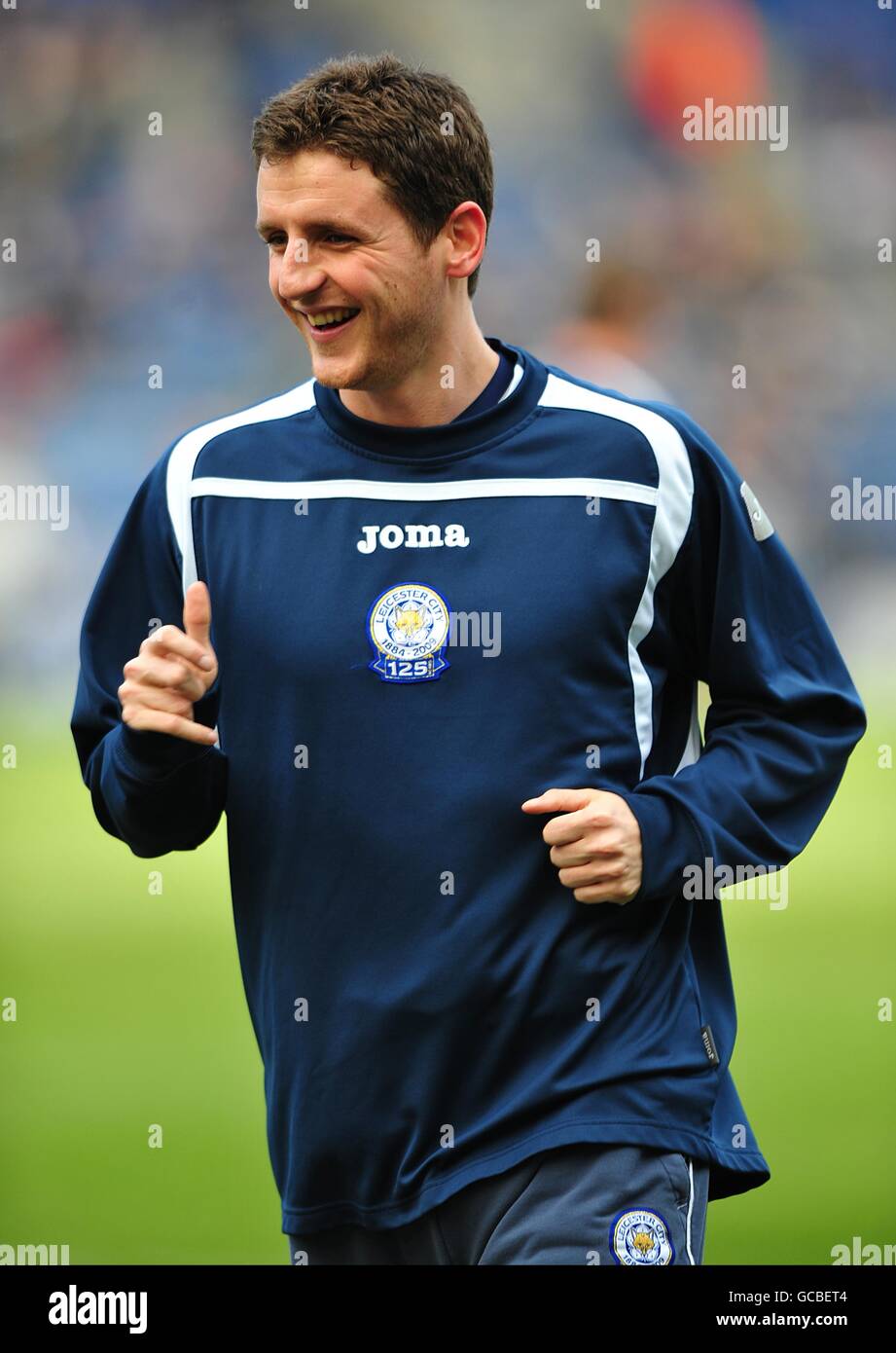 Soccer - Coca-Cola Football League Championship - Leicester City v Nottingham Forest - The Walkers Stadium. Alex Bruce, Leicester City Stock Photo