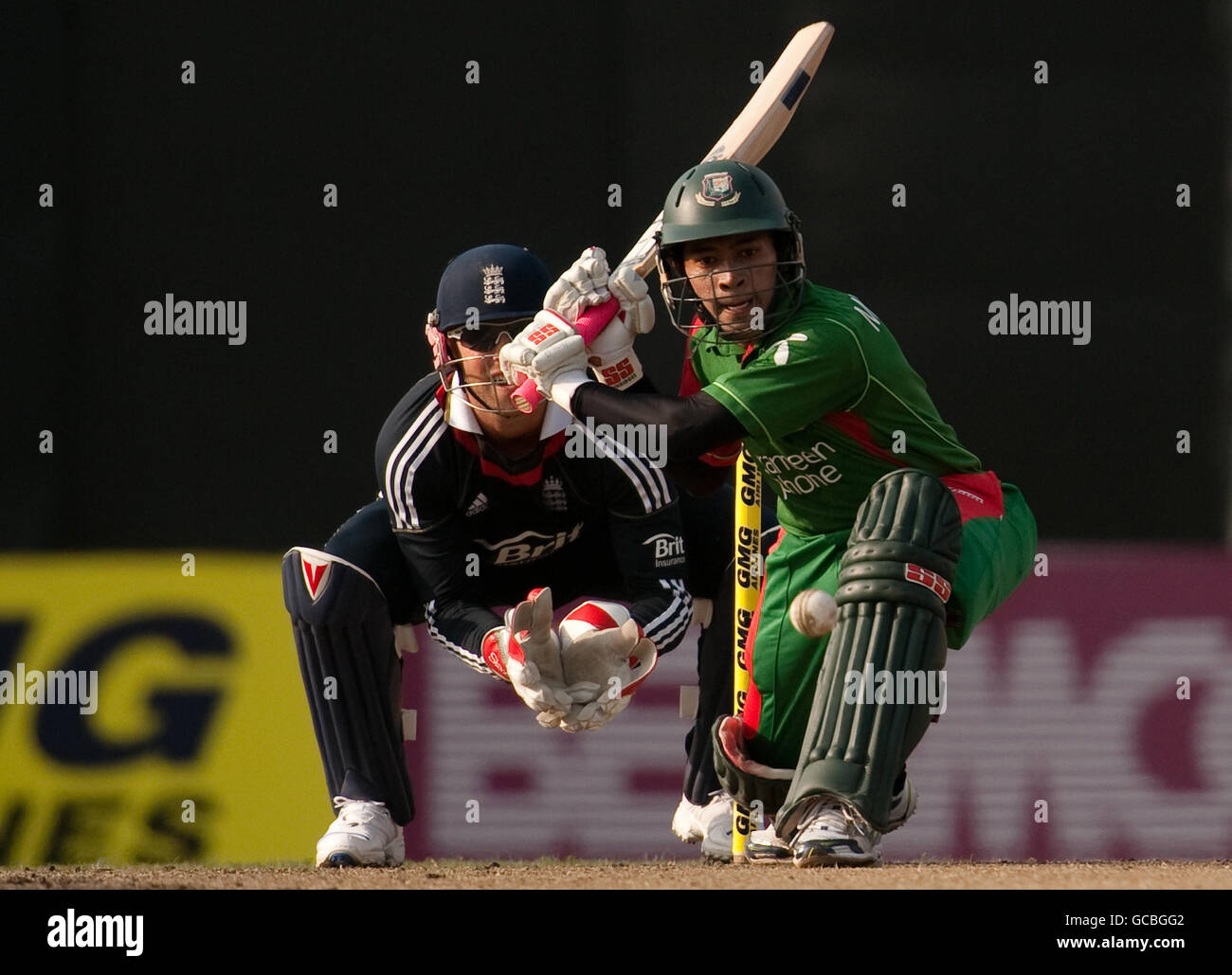 Bangladesh's Mushfiqur Rahim bats during the Second One Day