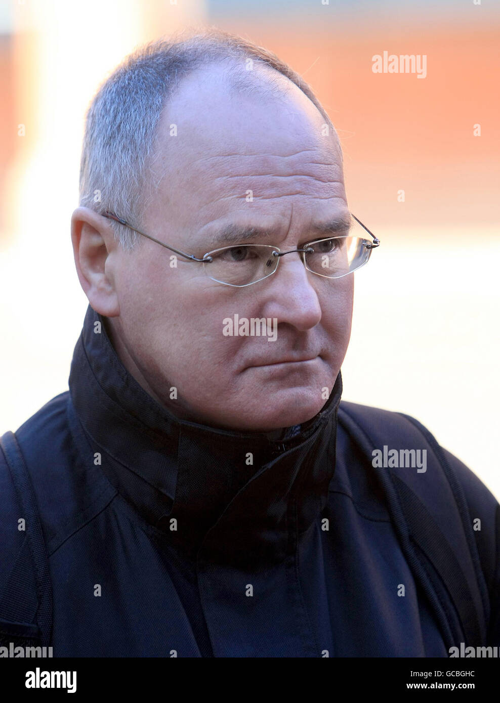 Bryan Griffiths, 55, of Bedworth, north Warwickshire, arrives at