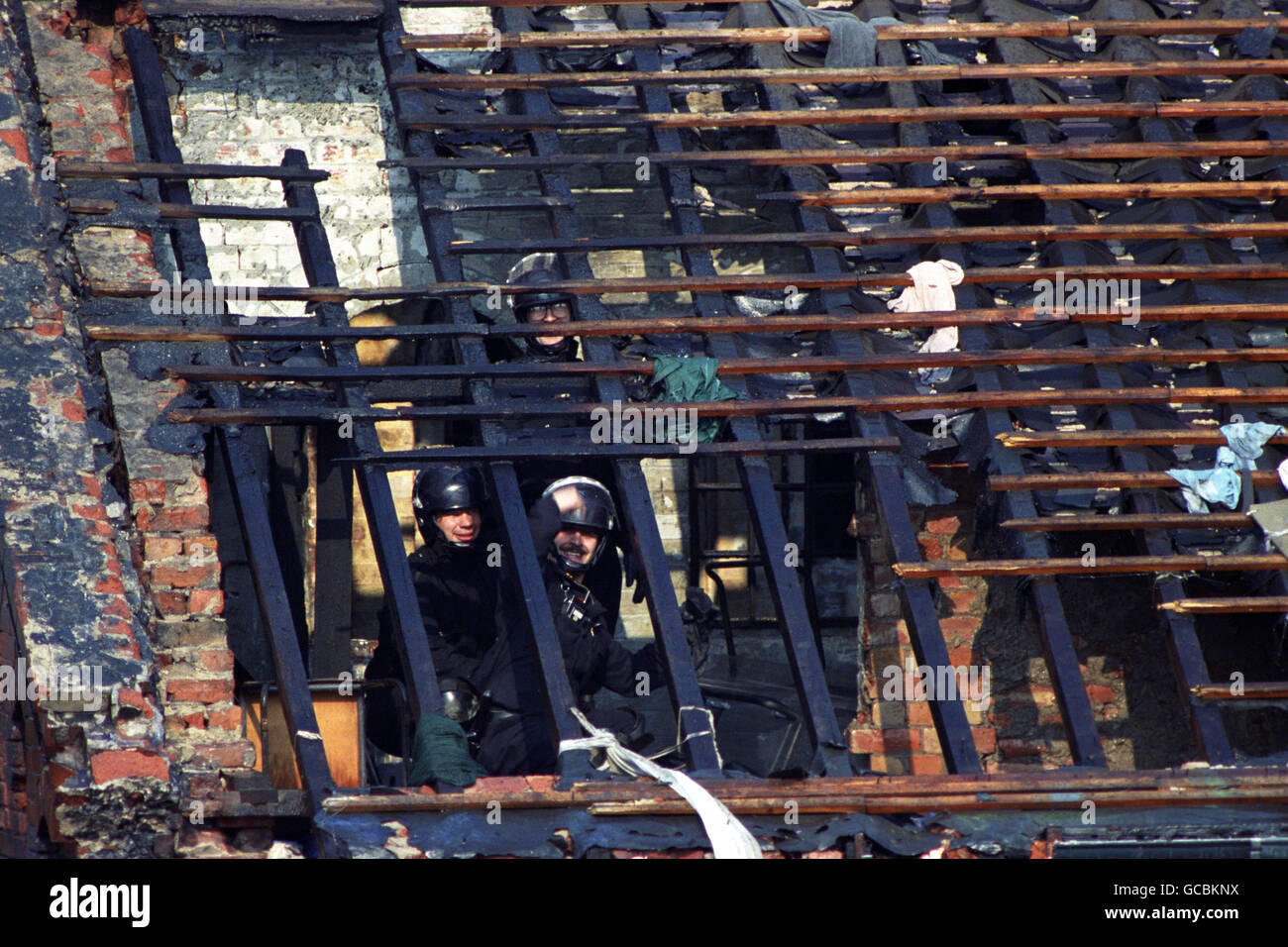 Crime - Strangeways Prison Riot - Manchester Stock Photo