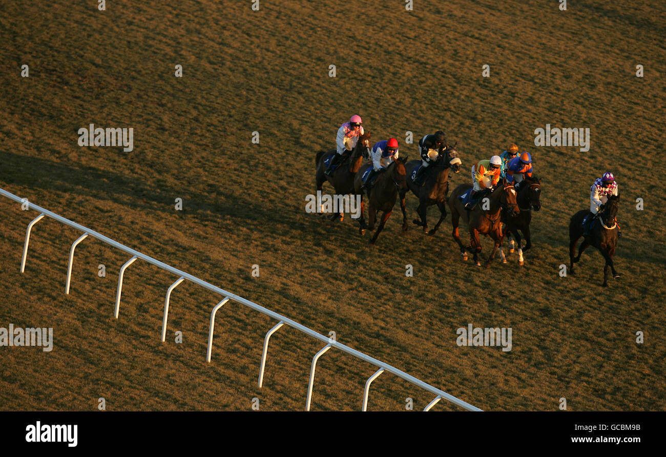 Horse racing celtic day flos las racecourse hi-res stock photography ...