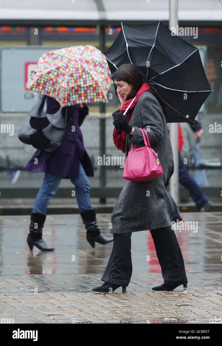 Wind Blown Umbrella High Resolution Stock Photography and Images Alamy