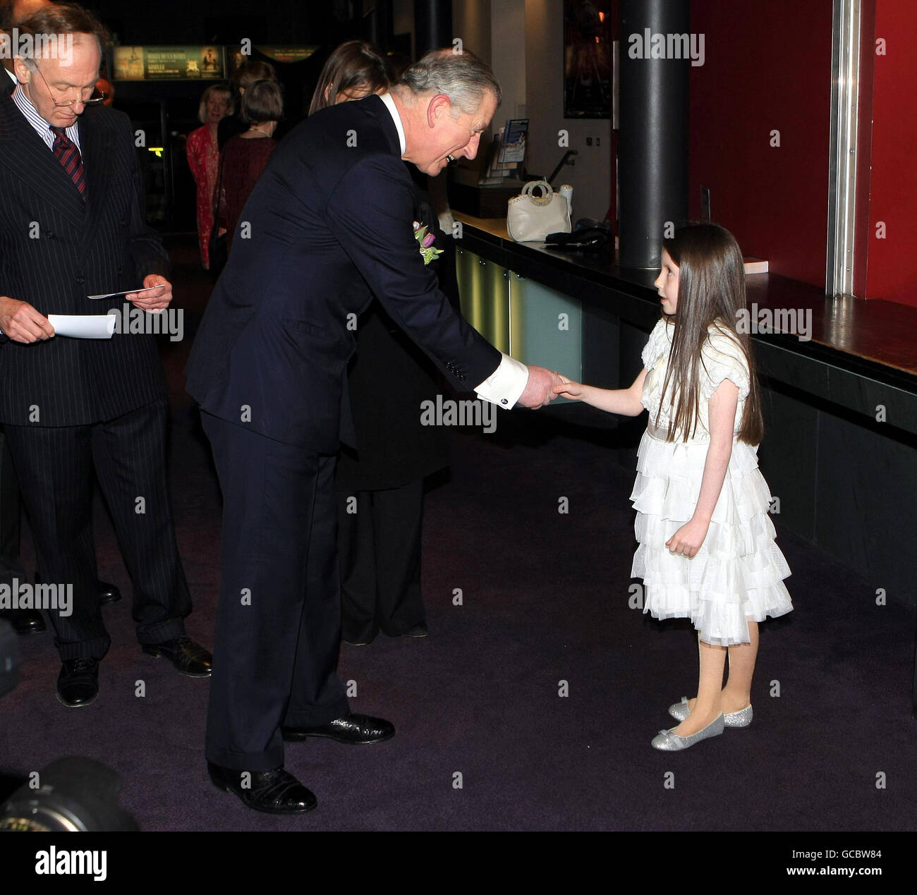 Prince of Wales visits Birmingham Hippodrome Stock Photo