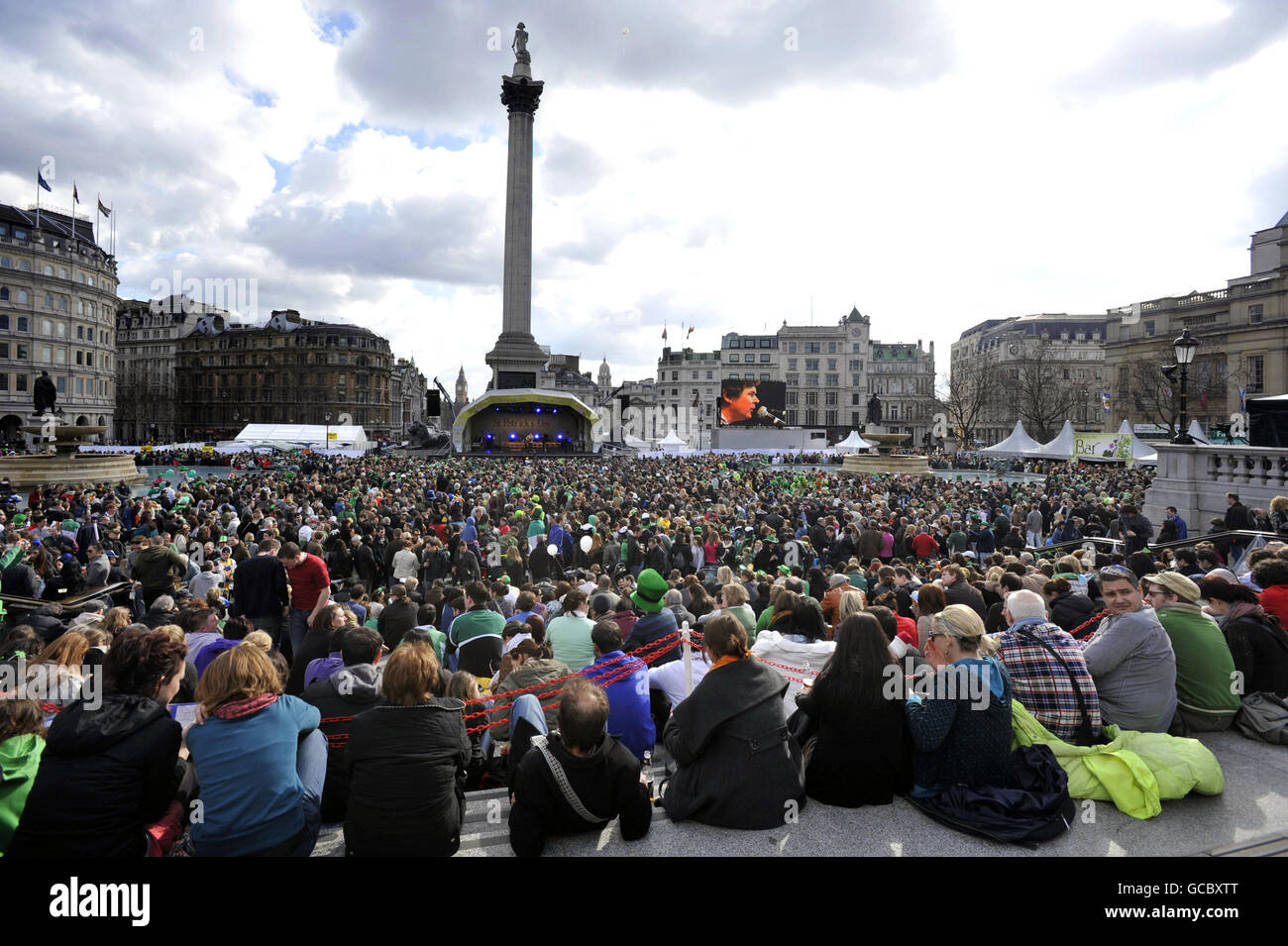 st patrick day trafalgar square london