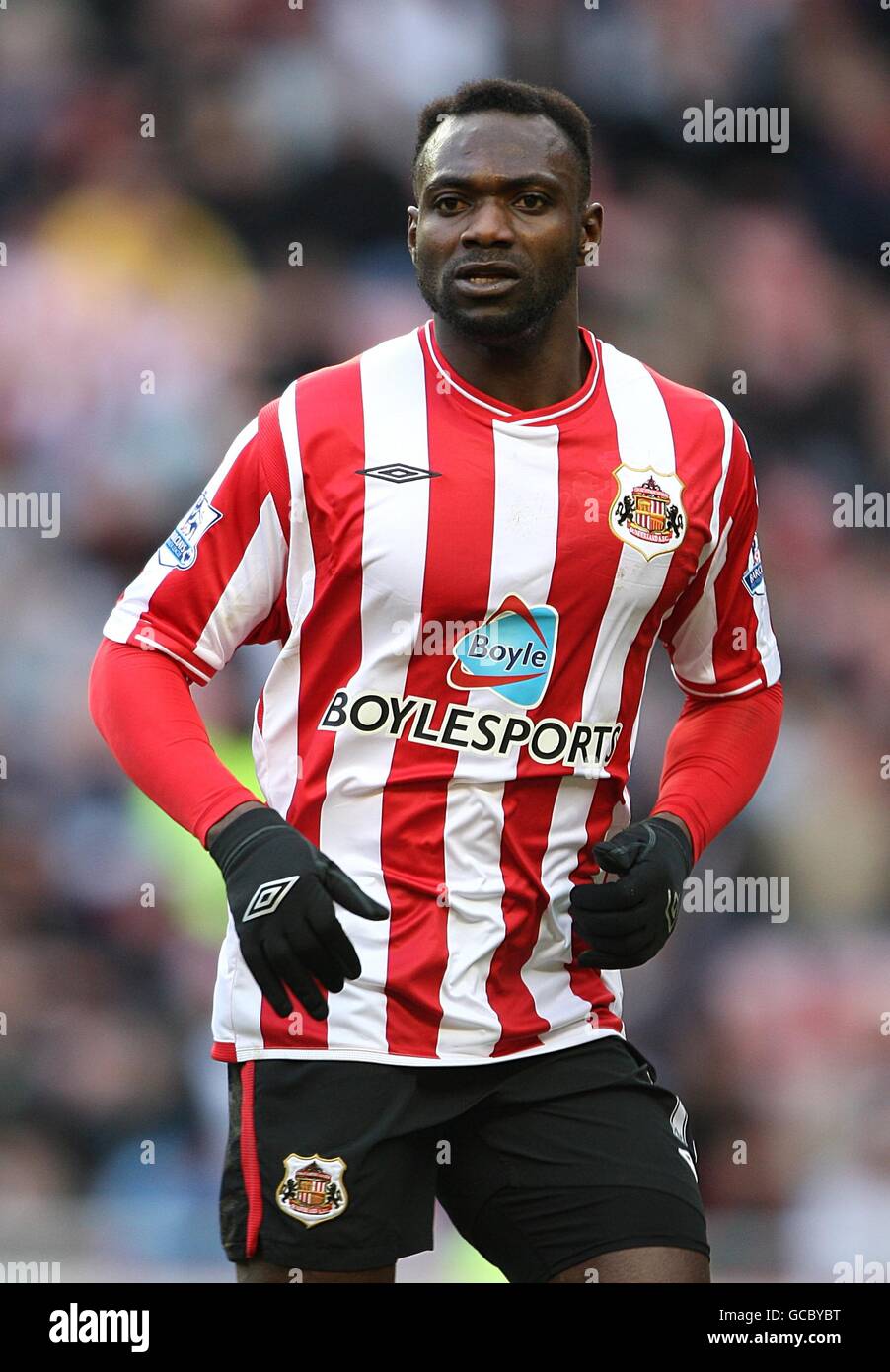 Soccer - Barclays Premier League - Sunderland v Manchester City - Stadium Of Light. John Mensah, Sunderland Stock Photo