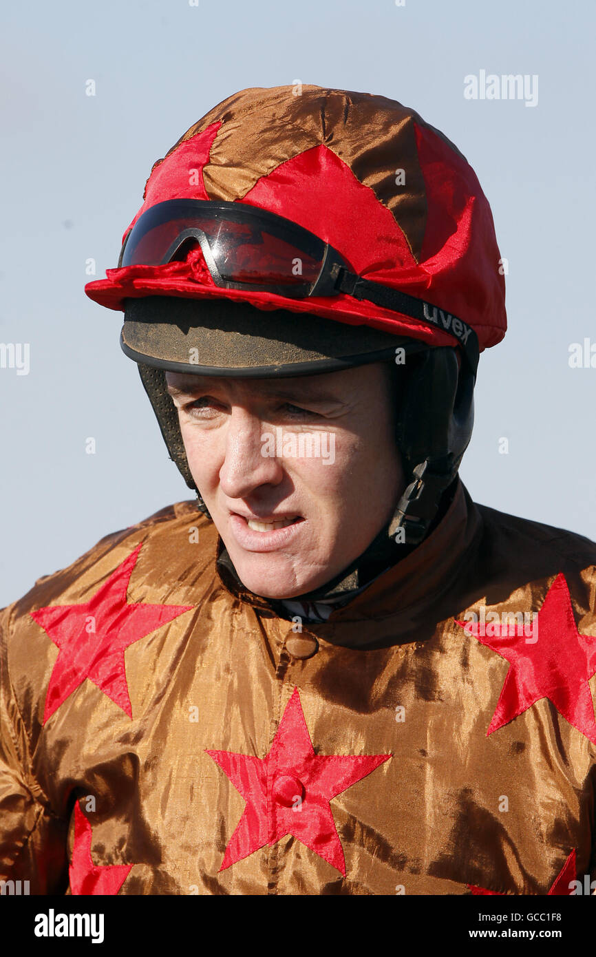 Horse Racing, Ludlow Racecourse. Barry Geraghty, Jockey Stock Photo Alamy